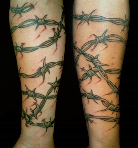 barb wire tattoo